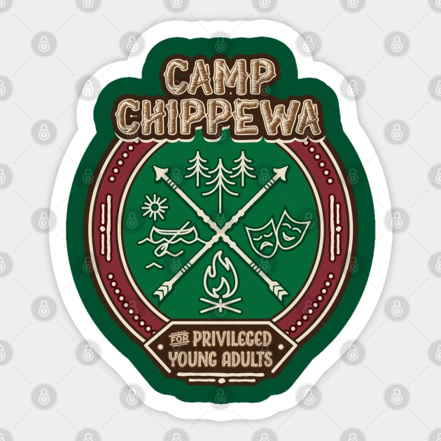 Camp Chippewa Sticker by Nazonian